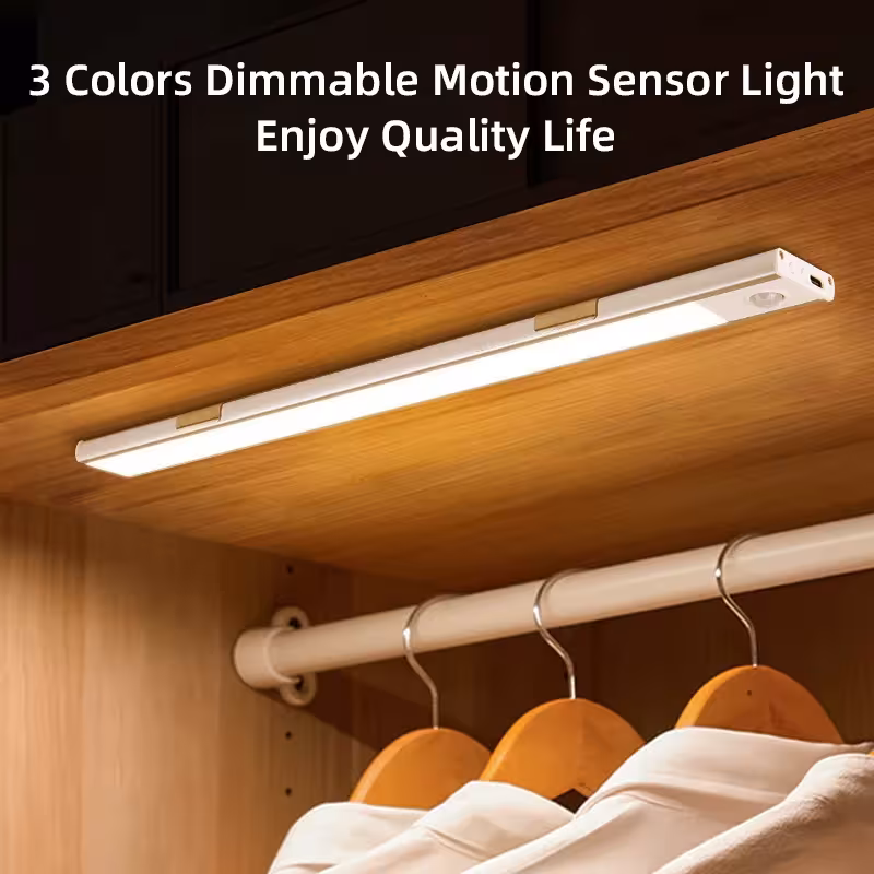 LED strip light with motion sensor