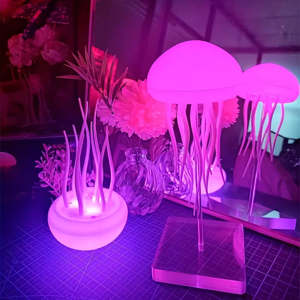 jellyfish-shaped night light