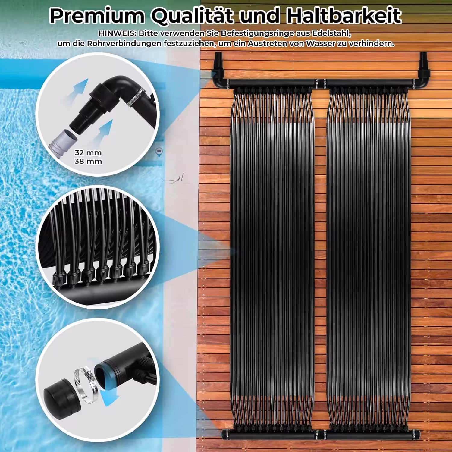 solar collector for swimming pool
