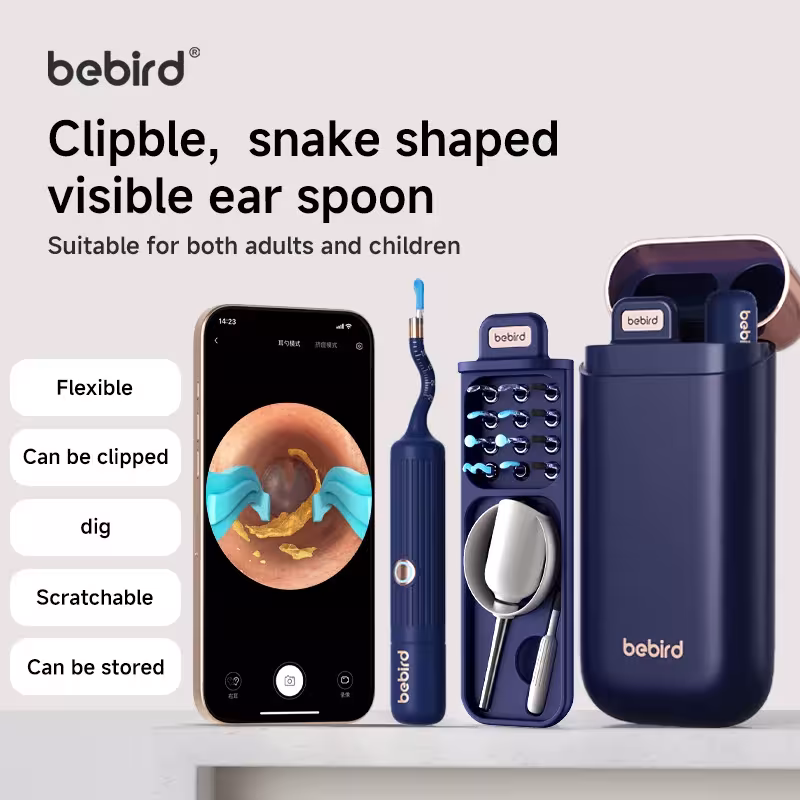 Bebird Early Plus I35R R37R D39R Dispositivo de limpieza visual del oído con cámara 1080P