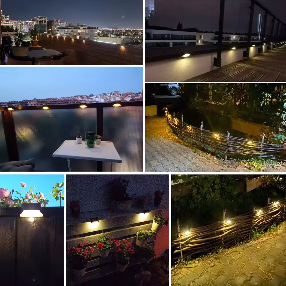 luminaire LED solaire pour escaliers