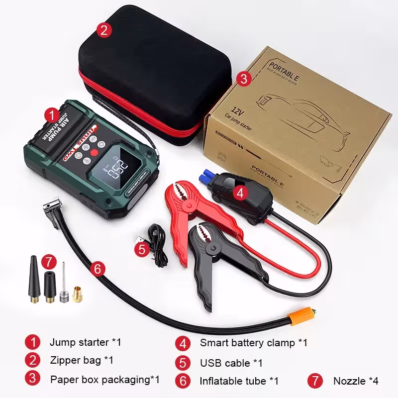 Autostarter mit Luftpumpe