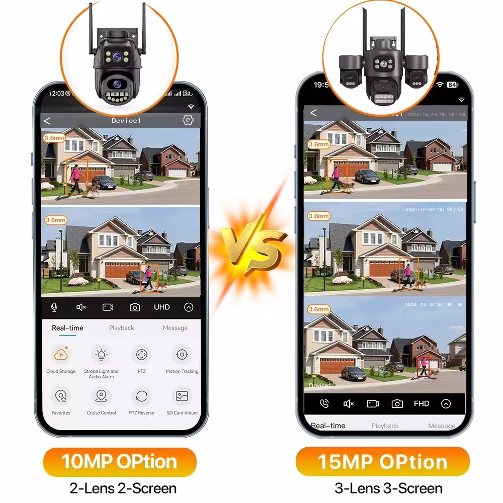 saugos kamera WiFi IP