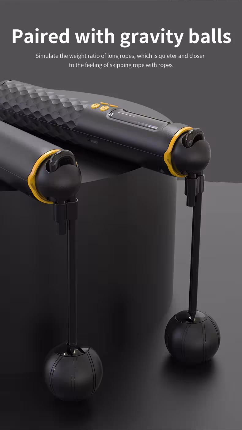 cuerda para saltar digital inalámbrica