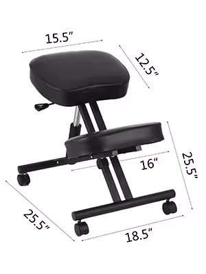sedia ergonomica con schienale