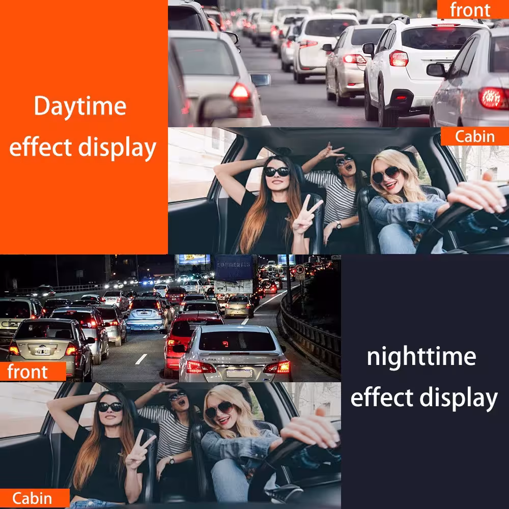 Enregistreur vidéo pour voiture avec 4 canaux
