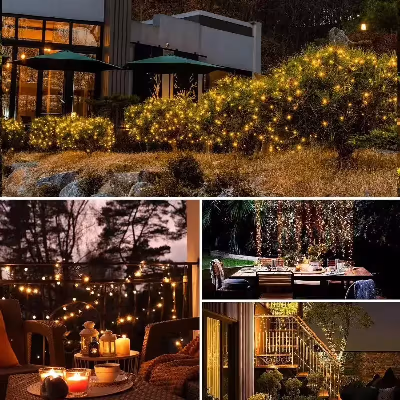 solar powered string lights