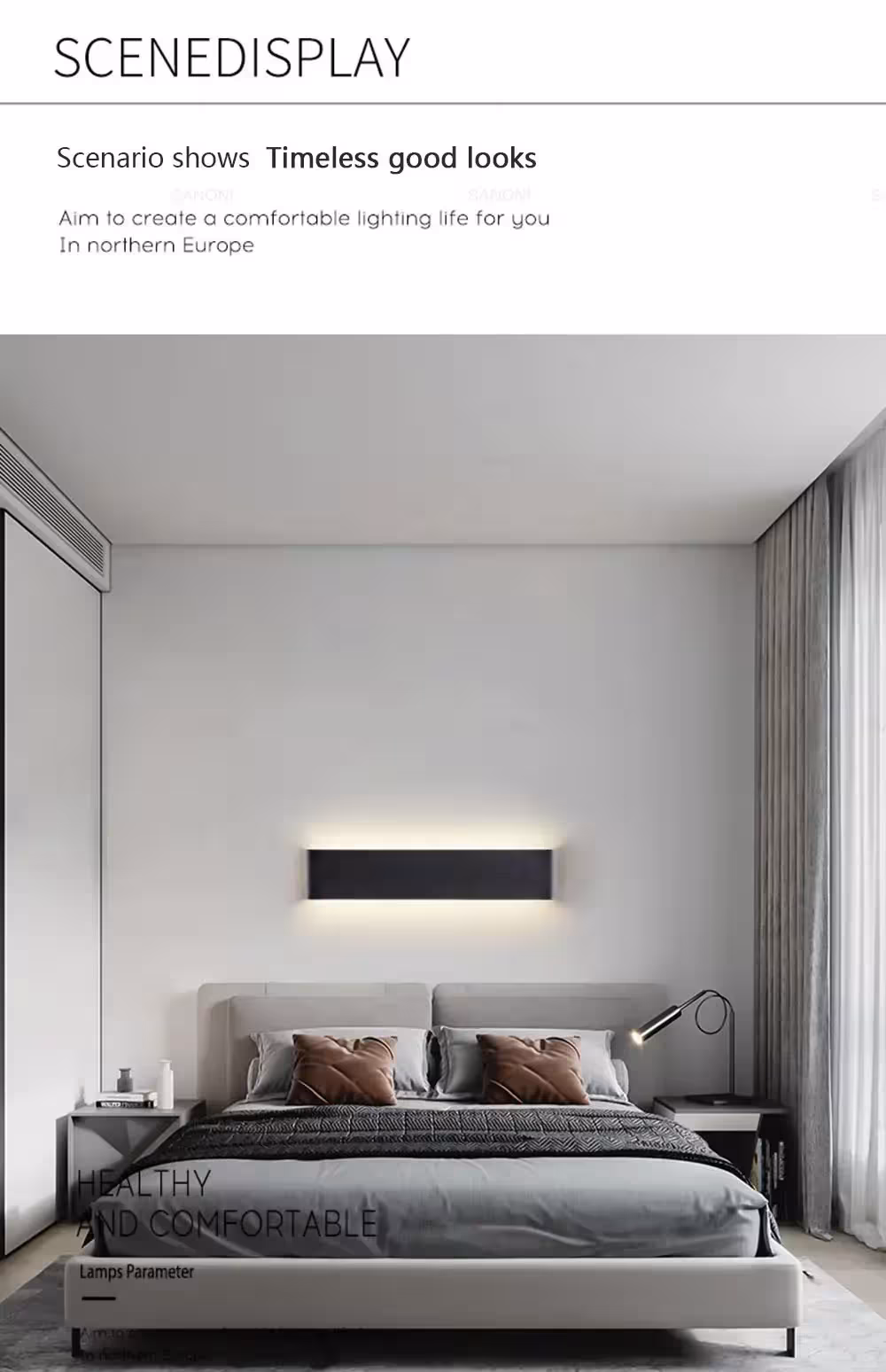 Lampada da parete a LED