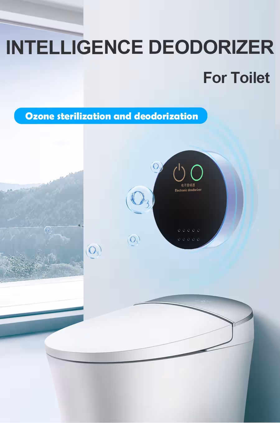 purificador de aire para inodoro