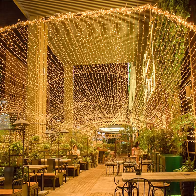 Outdoor LED string lights