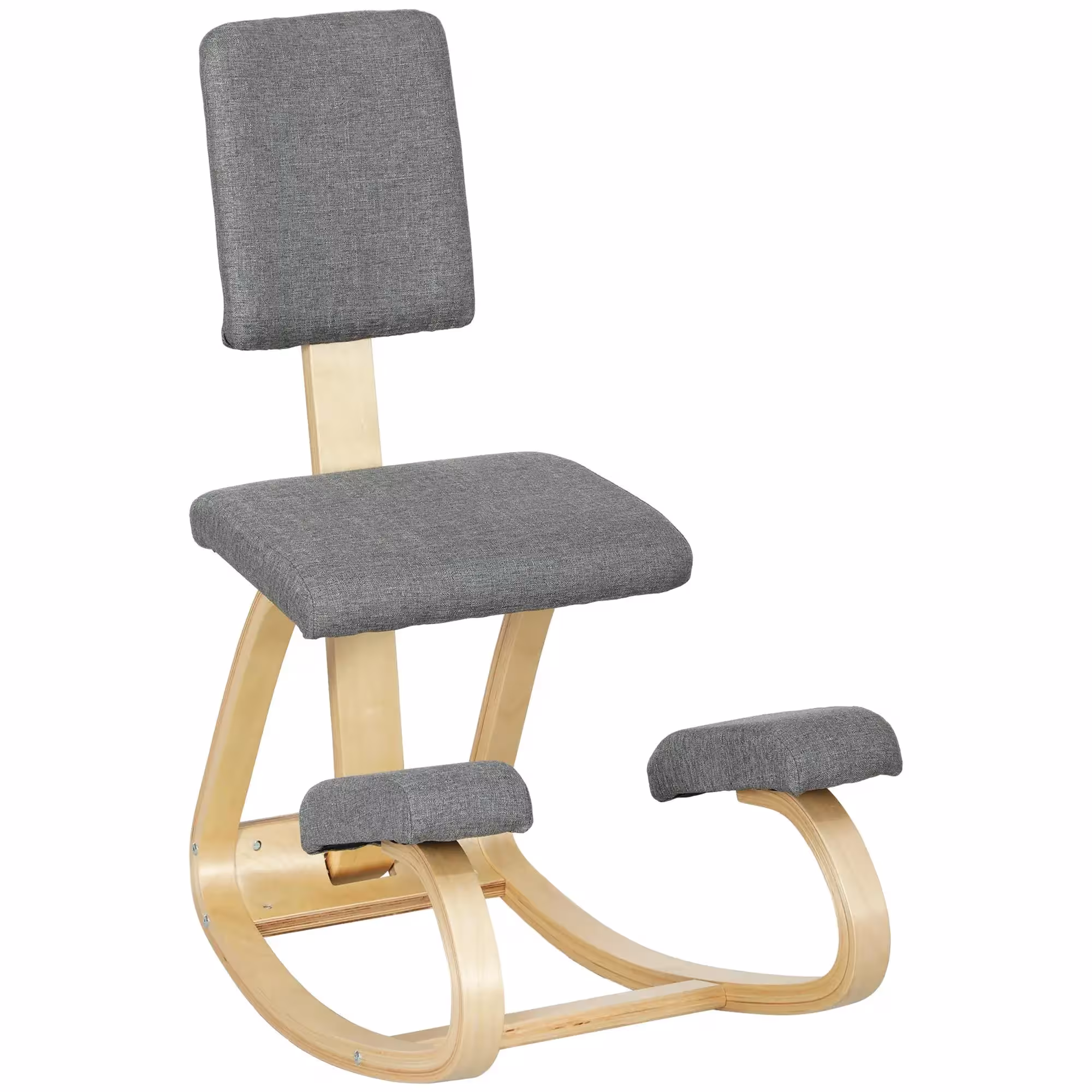Chaise ergonomique pour les genoux.