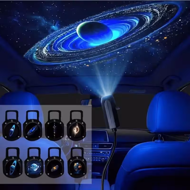 USB LED žvaigždėto dangaus projektorius