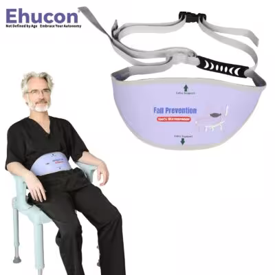 Ehucon doccia sedia cintura di sicurezza con antiscivolo attraente per anziani