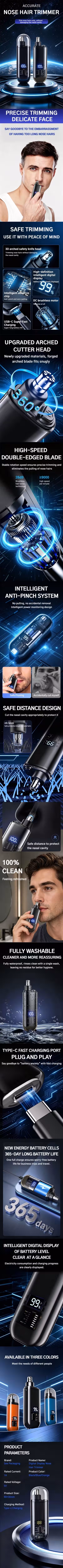 Nose hair trimmer