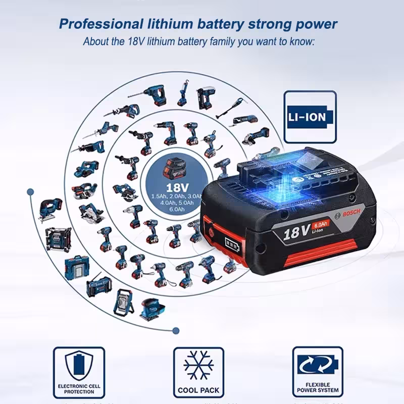 Bosch 18V Battery 6000mAh