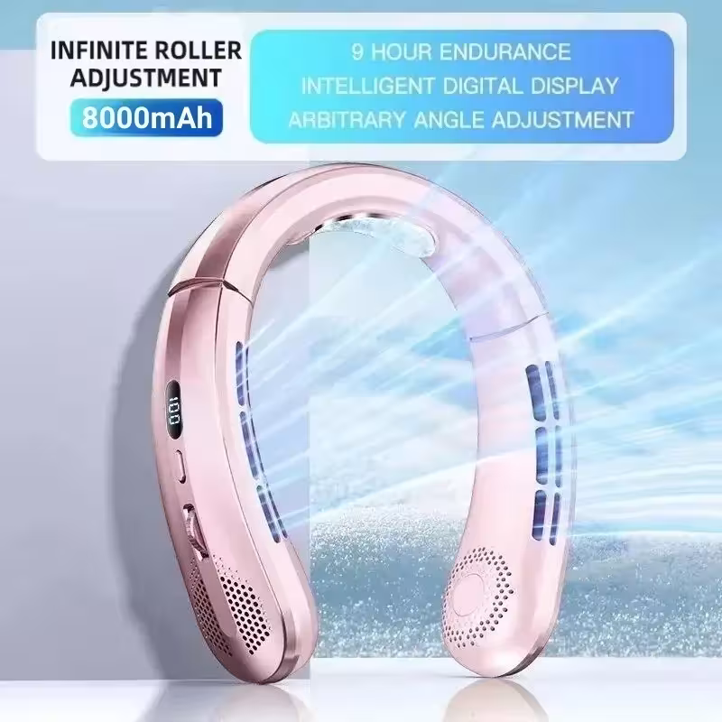Portable neck fan