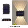 6 LED, luce calda