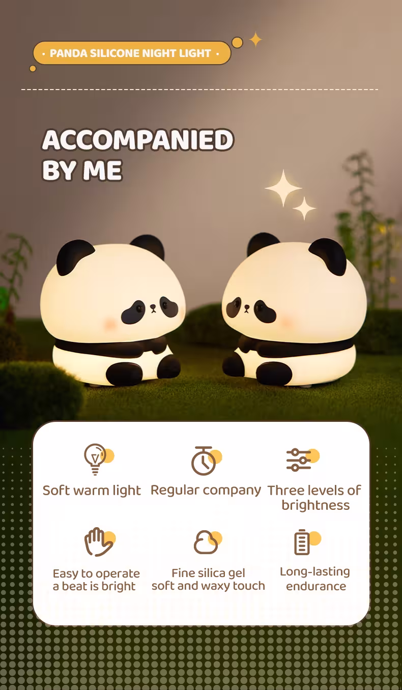 Lámpara panda LED