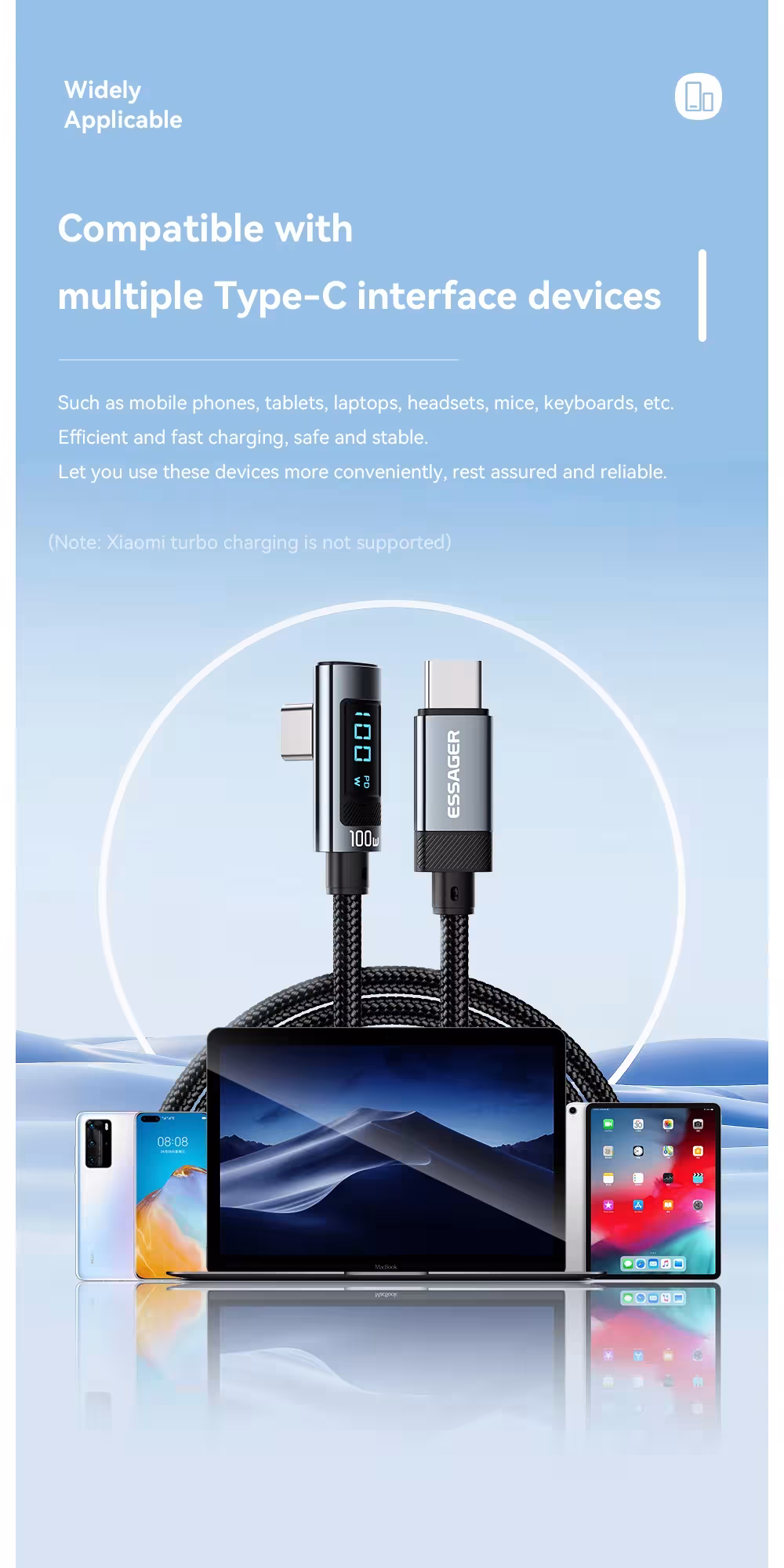 Câble USB Type C 100W