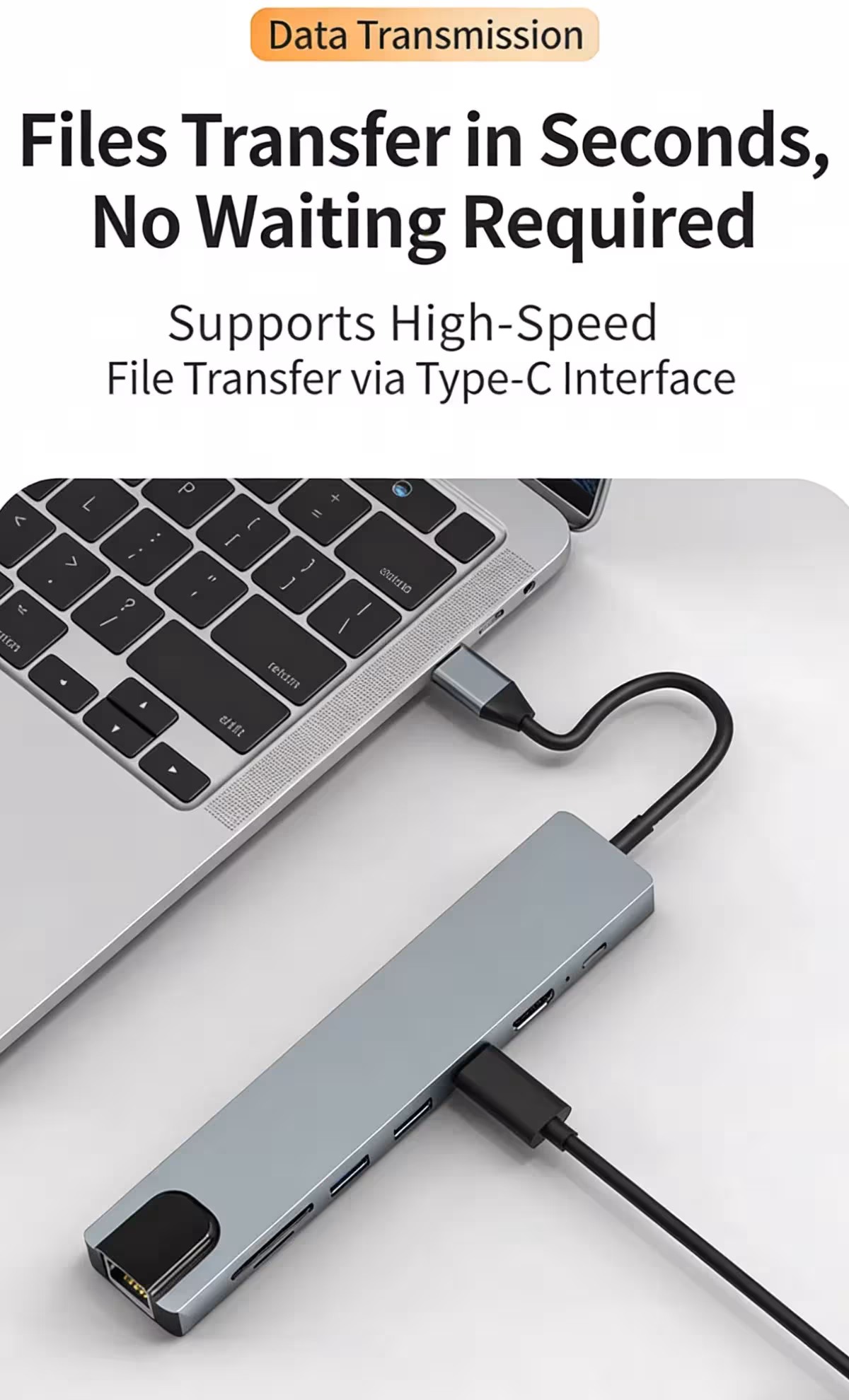 USB C šakotuvas Thunderbolt 3