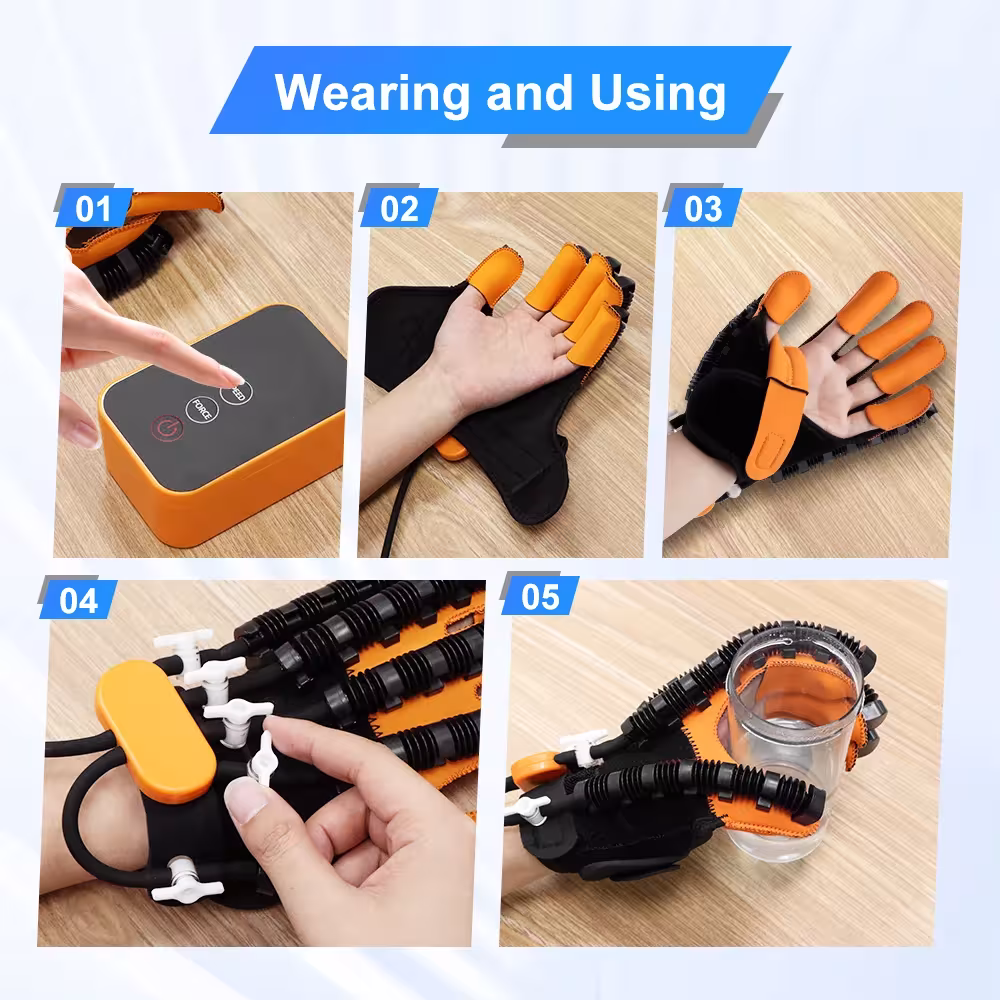 guantes robóticos para rehabilitación