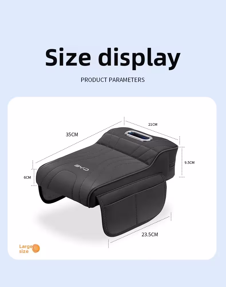 Armrest box lifting cushion