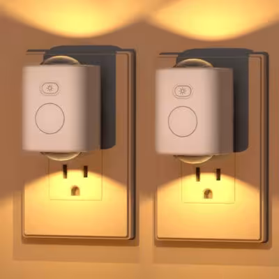 RGB LED naktinis šviestuvas su judesio davikliu 7 spalvų ES kištukas sienai