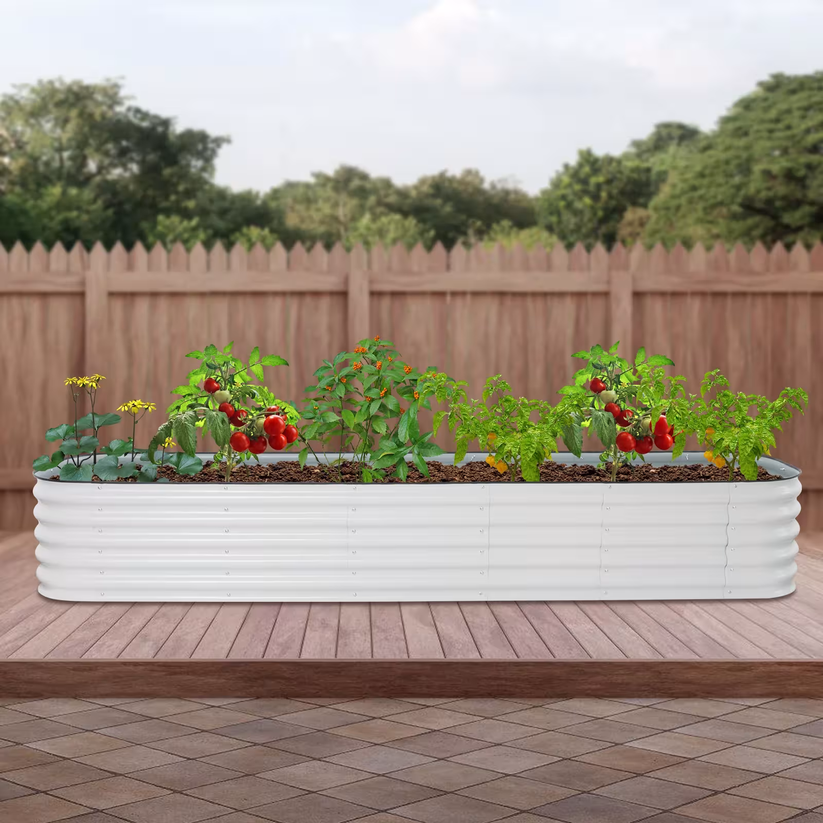 Letto da giardino rialzato