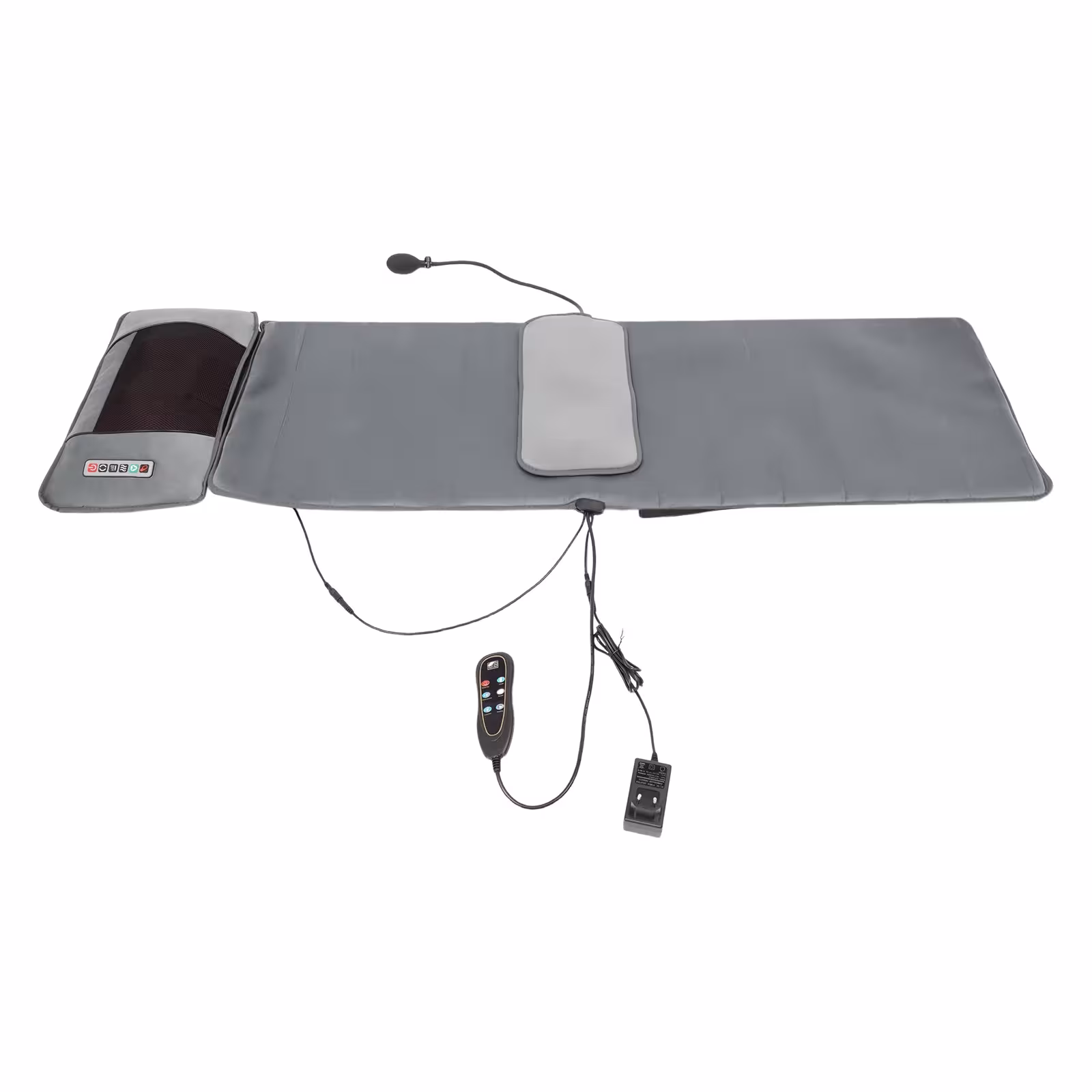 Massage mat with heating function.