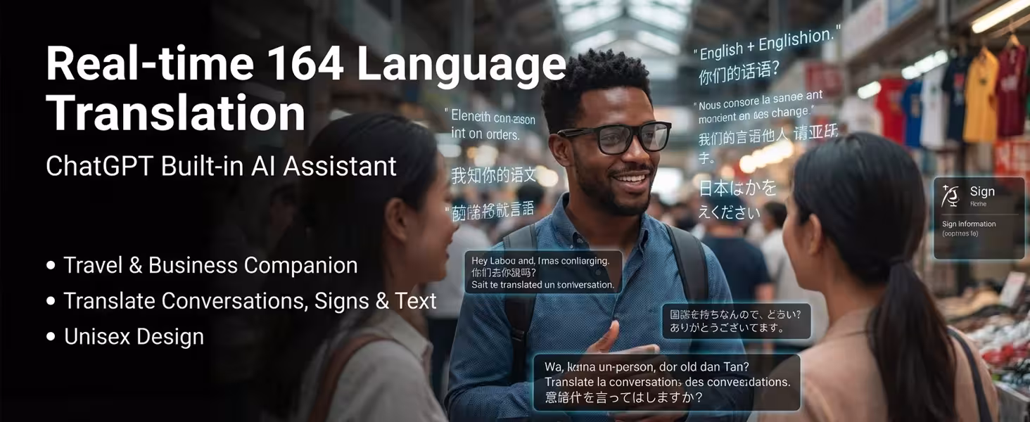 lunettes intelligentes pour traduction