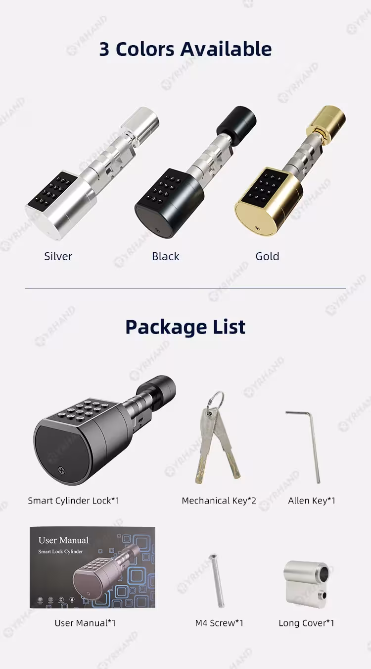 Smart door lock with fingerprint sensor