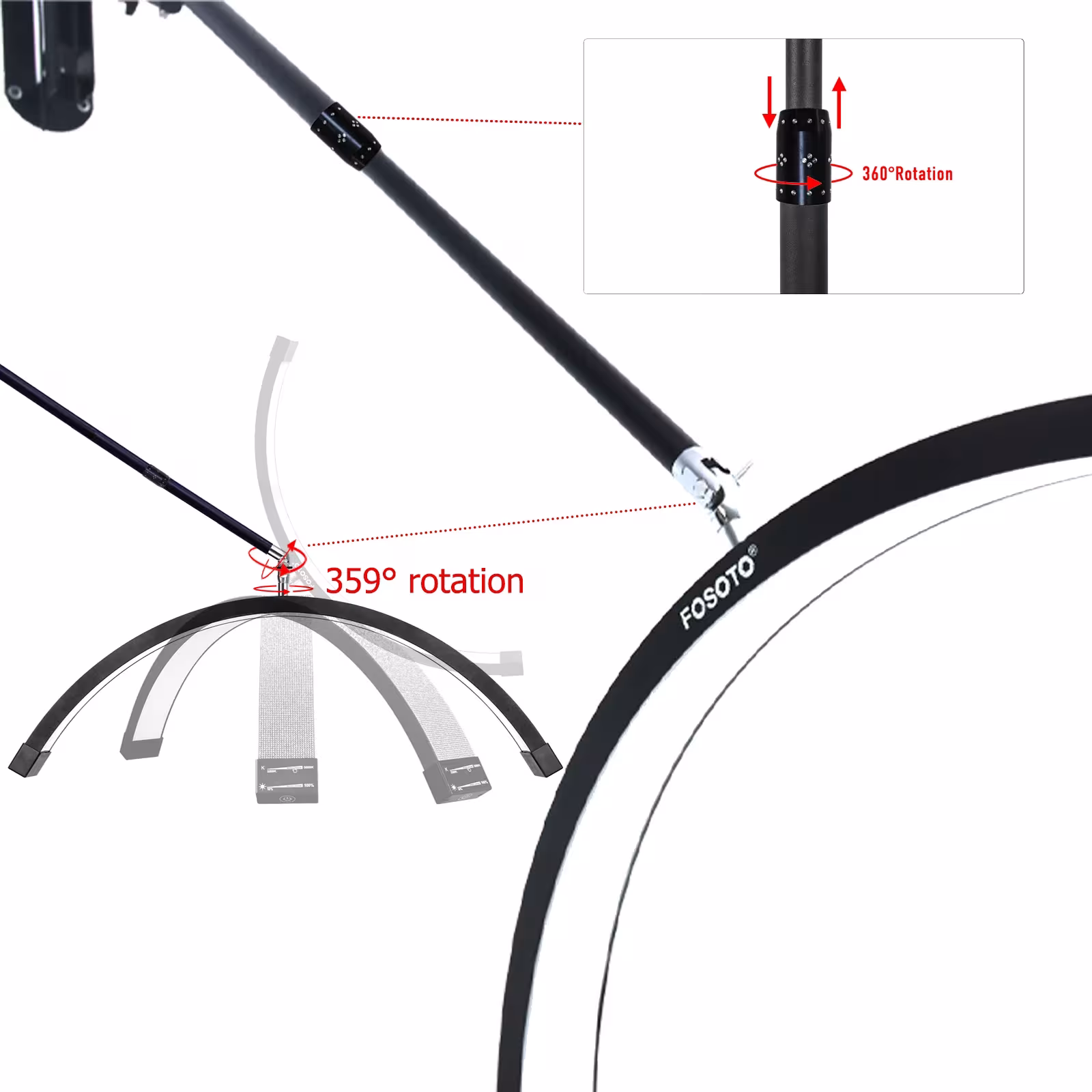 Luz de maquillaje LED para paredes