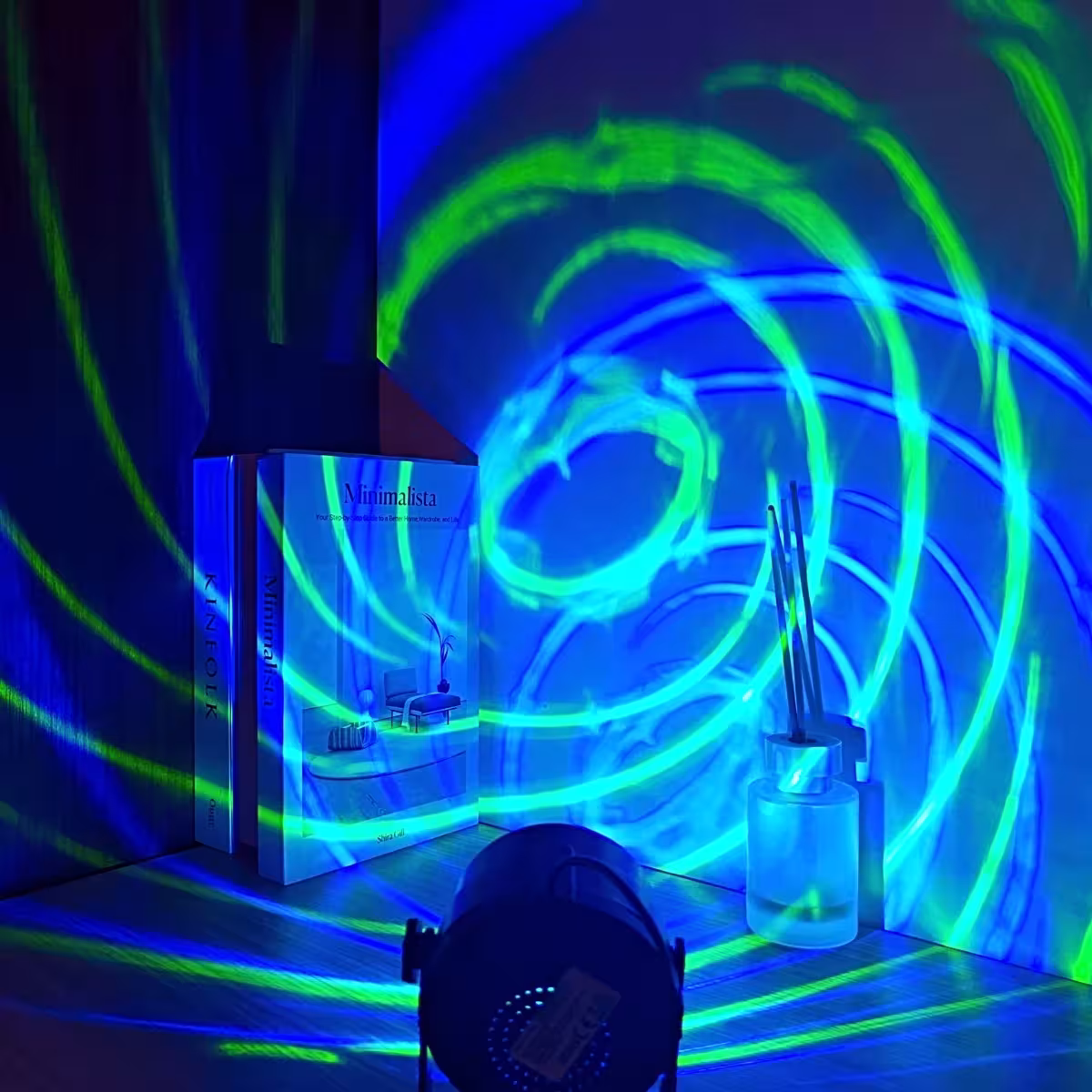 RGB scenos šviesos efektas