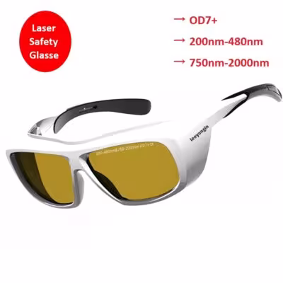 Occhiali protettivi laser OD7 405-1064nm per laser viola, rosso e infrarosso