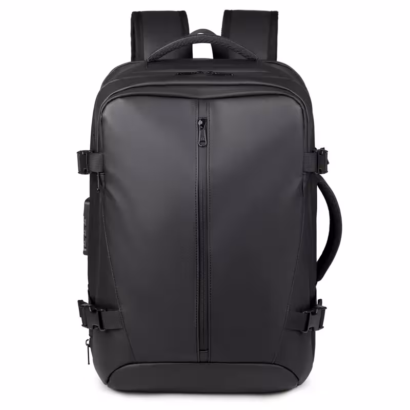 Unisex vakuuminio suspaudimo kietosios spalvos paprastas kelionės kuprinys 40L