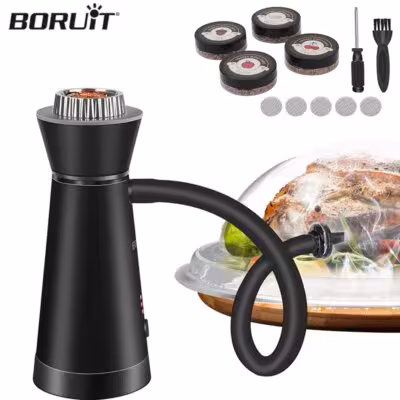 BORUiT food and beverage dispensing gun, portable cold smoke generator