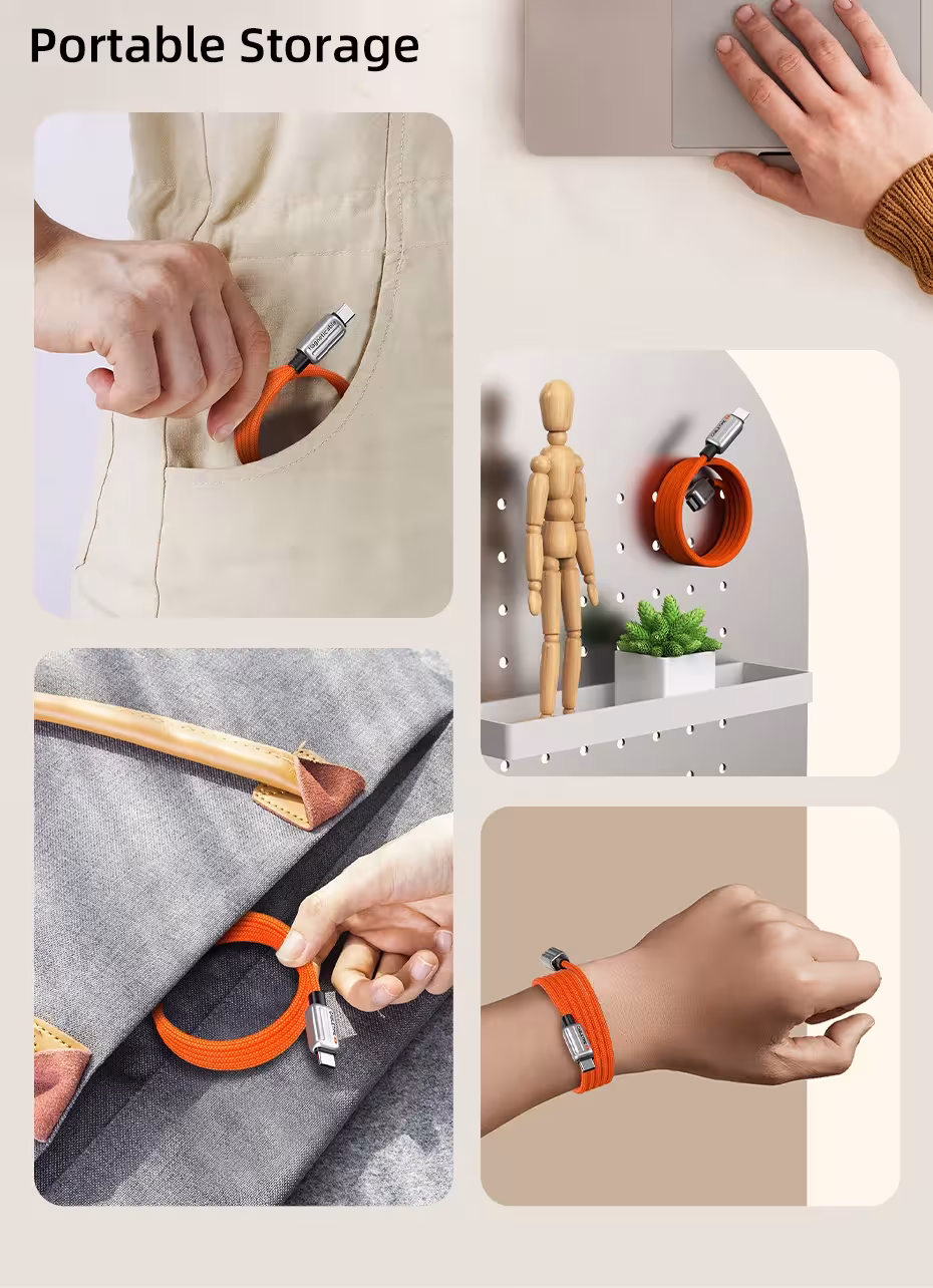 câble USB C magnétique