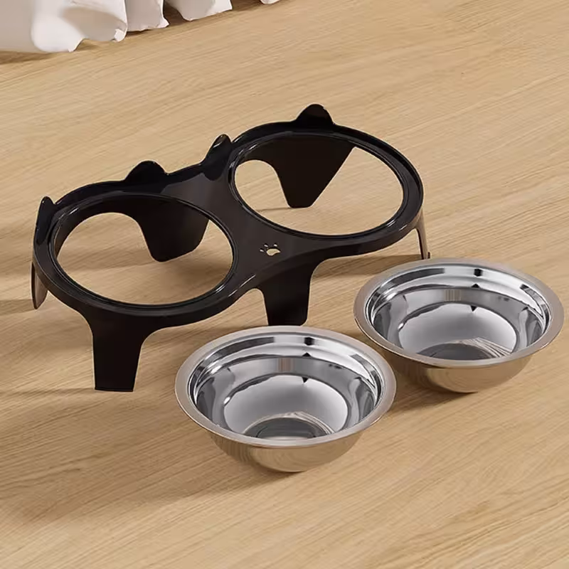 stainless steel cat food bowl