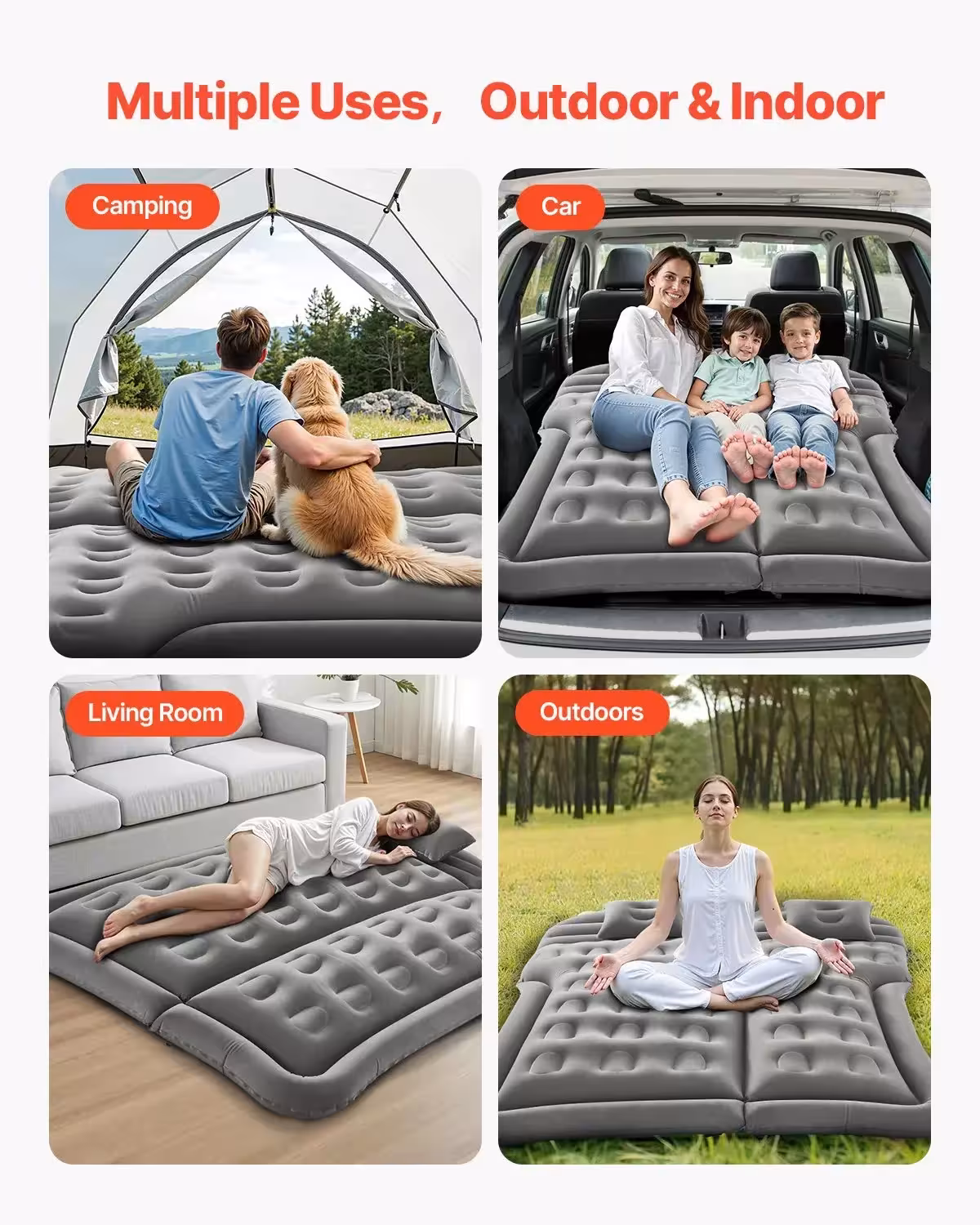 colchón inflable para automóvil