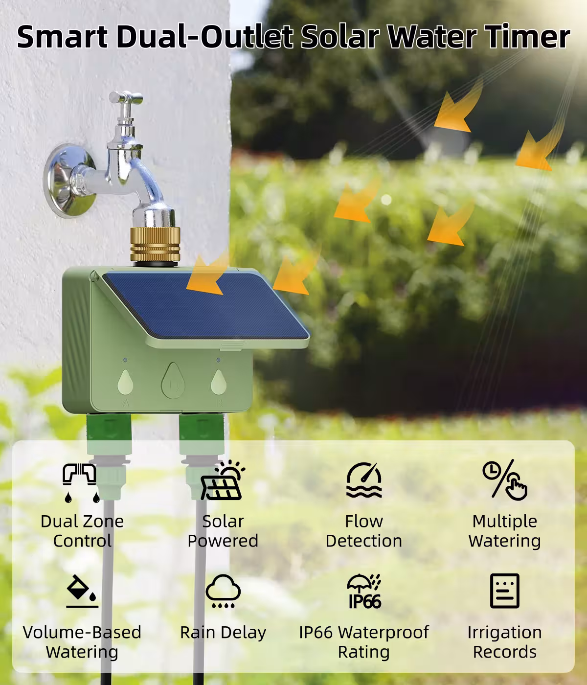 automatic garden watering controller