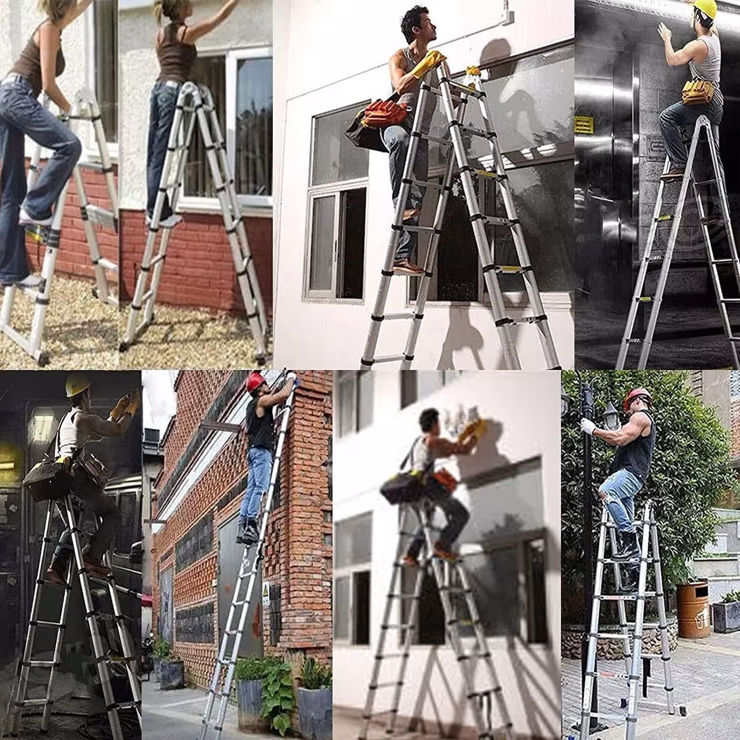 teleskopinės kopėčios