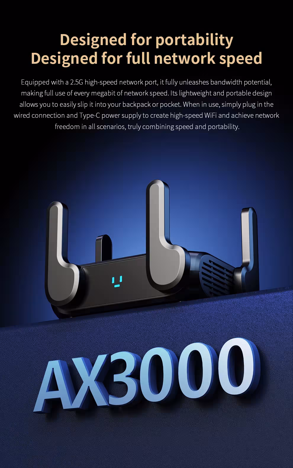 WiFi 6 router