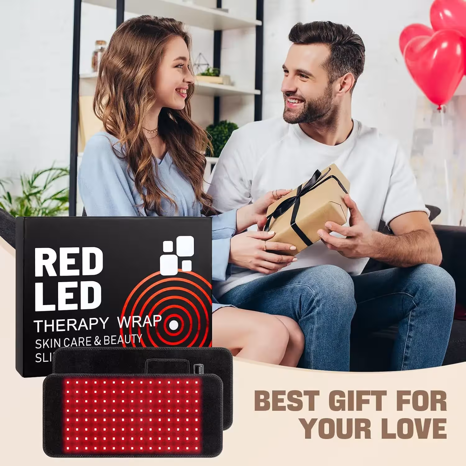 cinturón de terapia de luz roja