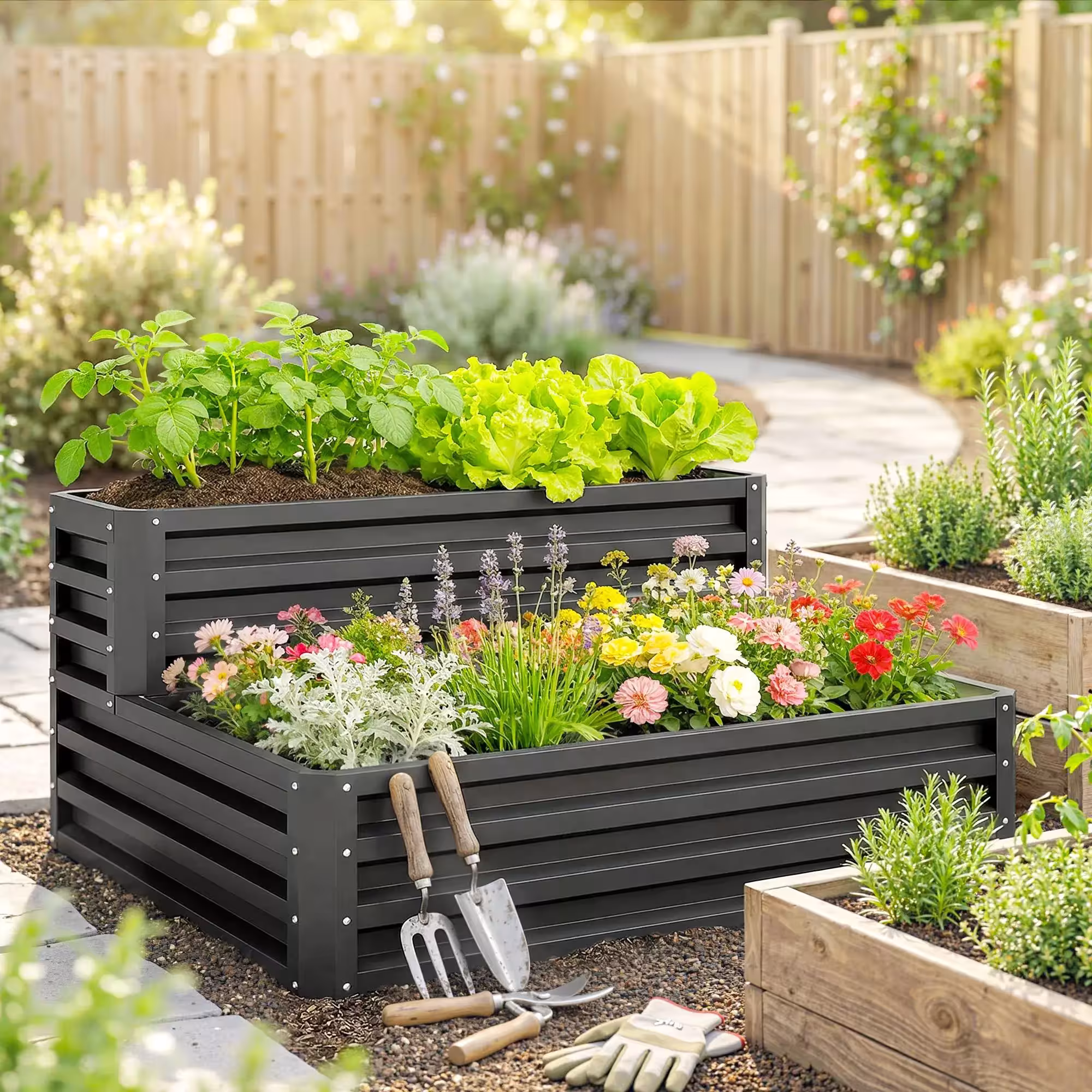 raised garden bed