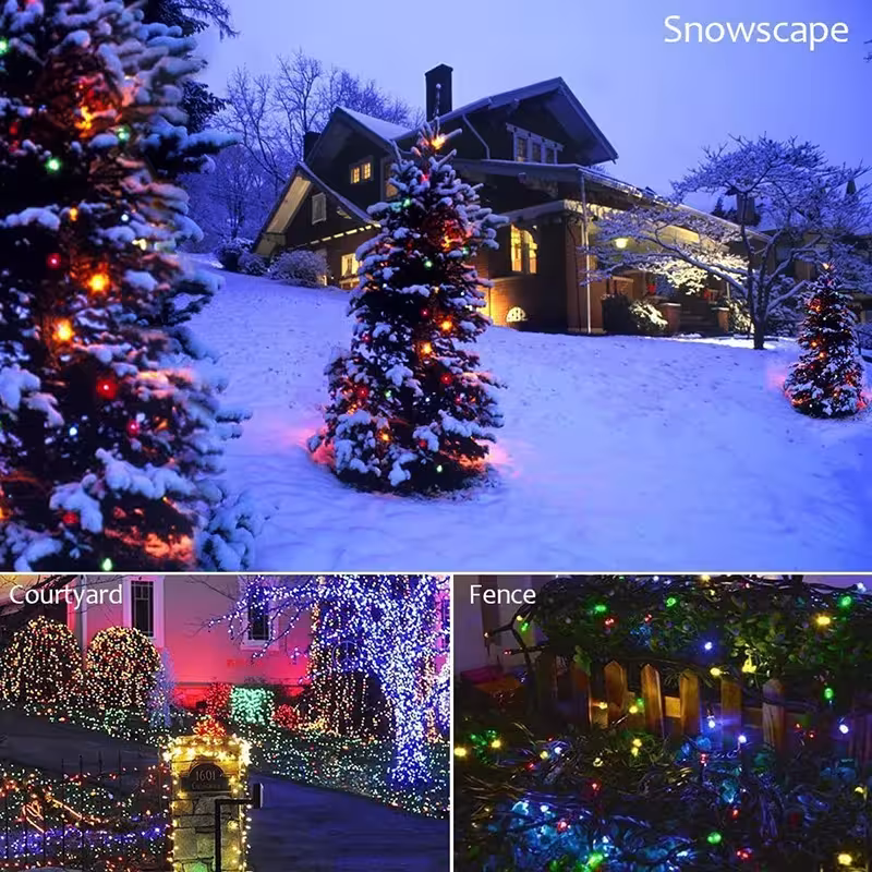 Outdoor LED string lights