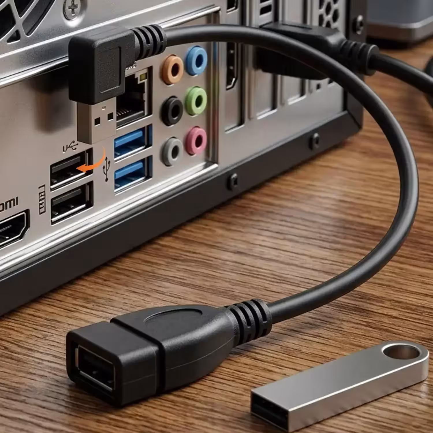 USB 3.0 ilginimo kabelis