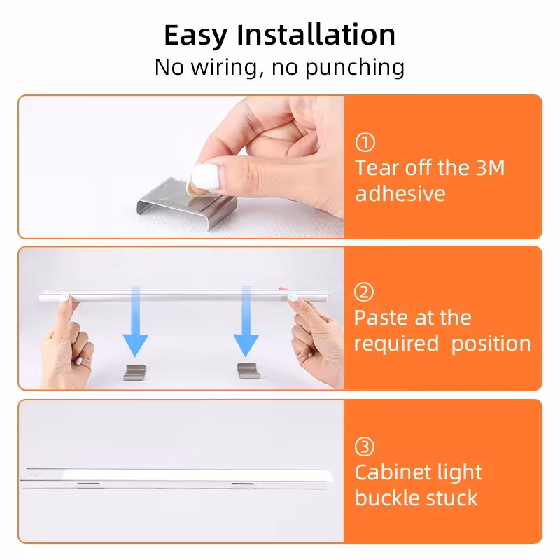 LED strip light with motion sensor