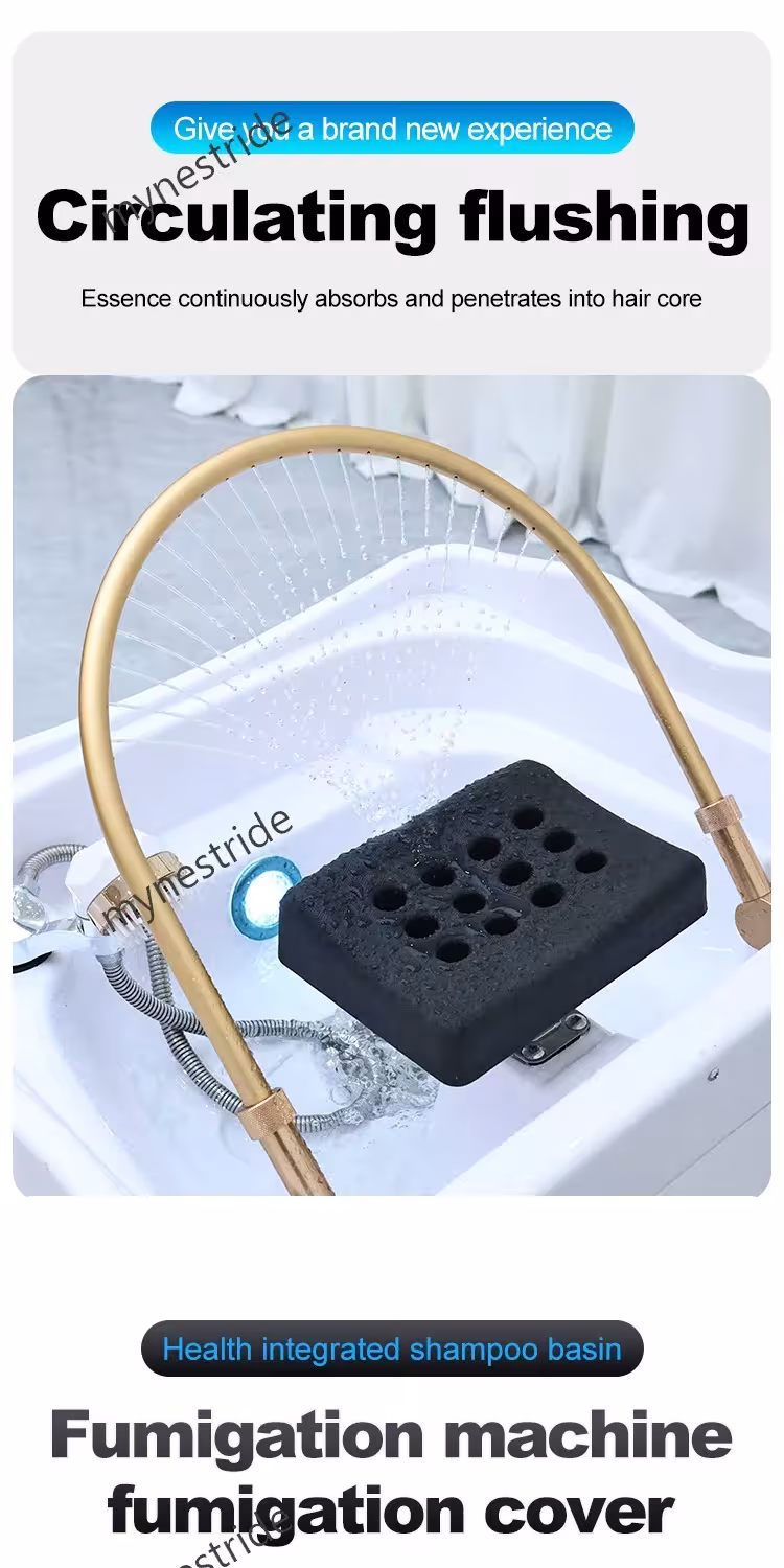 sedia per lavaggio capelli per spa mobile