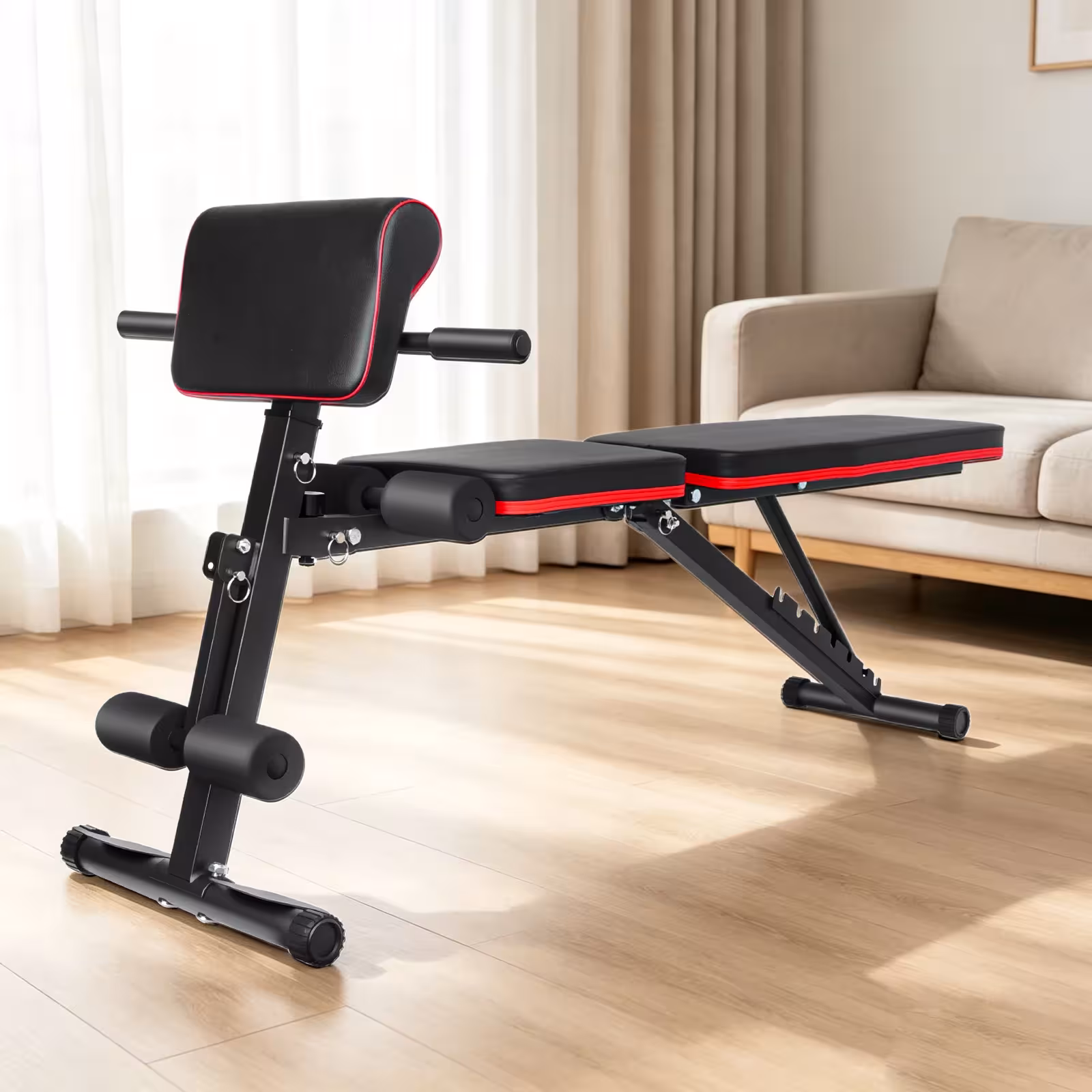 reguliuojamas hantelių suoliukas