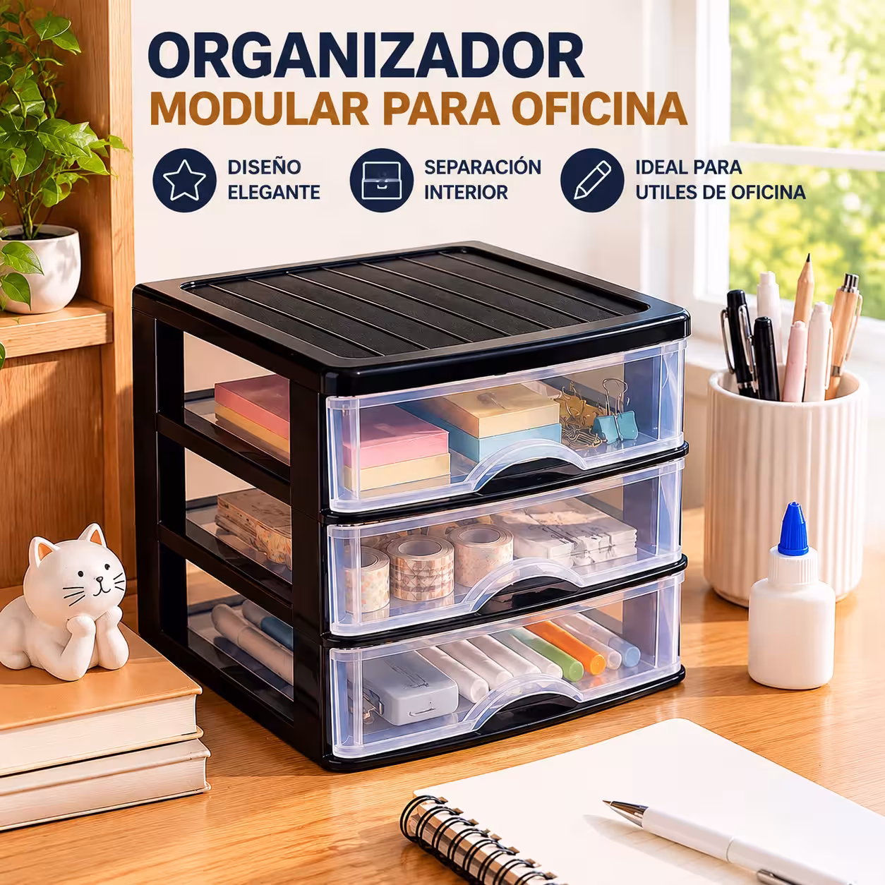 organizzatore trasparente per cassetti